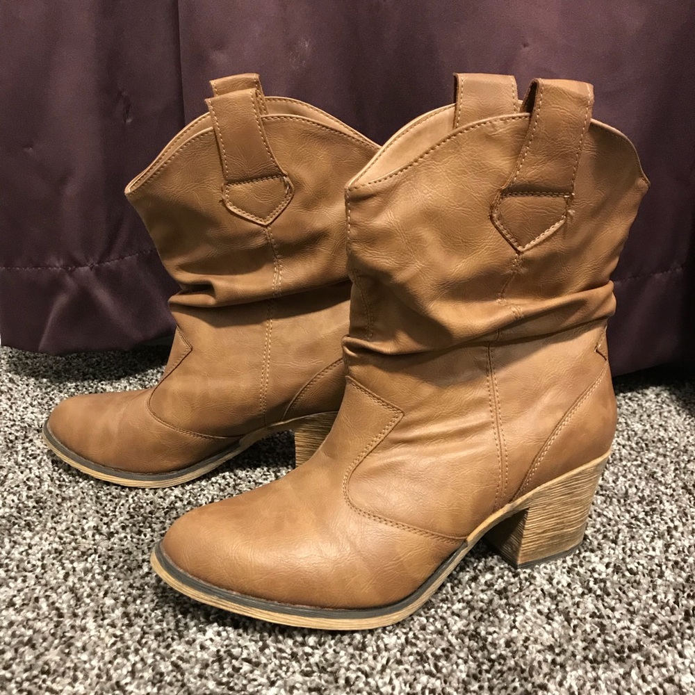 Cowboy Ankle Booties