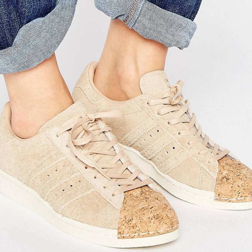adidas Originals Nude Superstar 80S Sneakers Cork