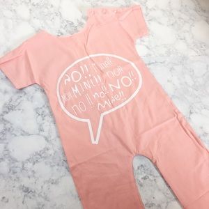 NWT Jump Around Co. Pink Romper 6-12 Mo.