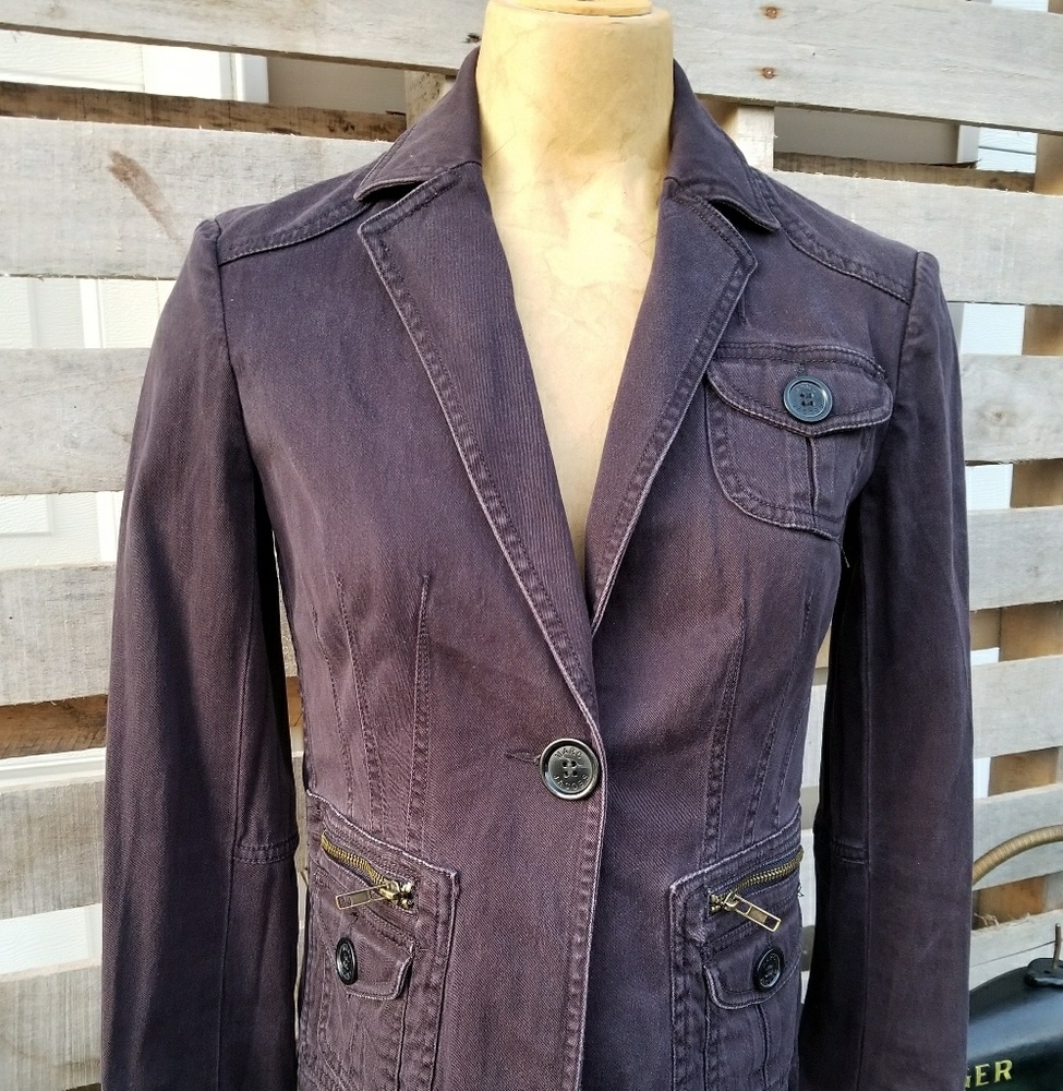 Marc Jacobs black cotton twill jacket