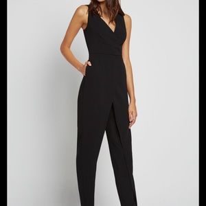 NWT BCBG Generation Sleeveless Wrap-Style Jumpsuit