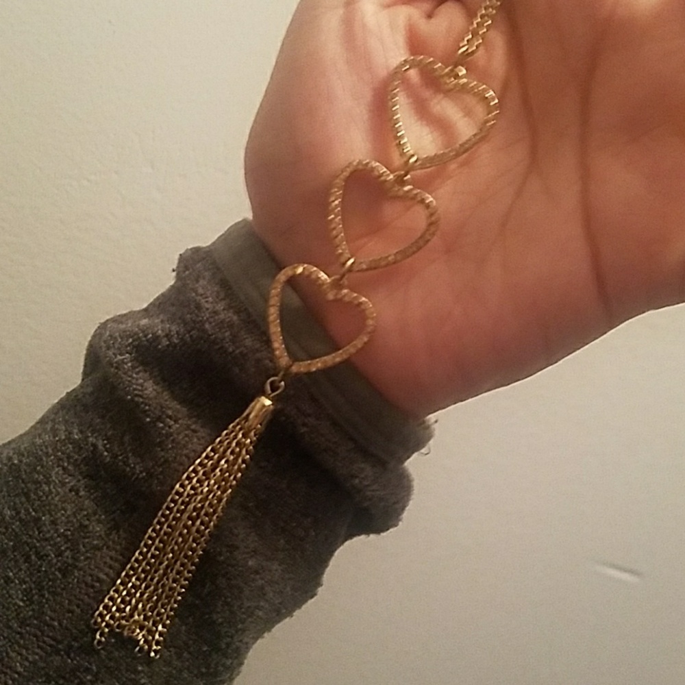 Triple heart necklace