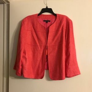 Lafayette 148 pink/orange short jacket SZ 16 NWOT