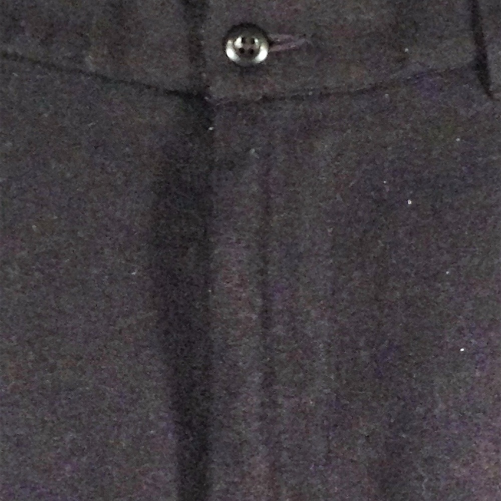 Unbranded Black Custom Tailored Wool Dress Pants