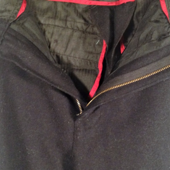 Unbranded Black Custom Tailored Wool Dress Pants - Picture 3 of 5