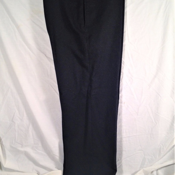 Unbranded Black Custom Tailored Wool Dress Pants - Picture 5 of 5