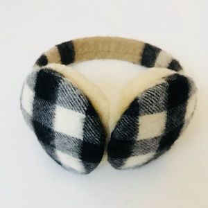 Burberry Cashmere Novacheck Earmuffs