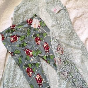 Lularoe TC Santa Leggings ONLY