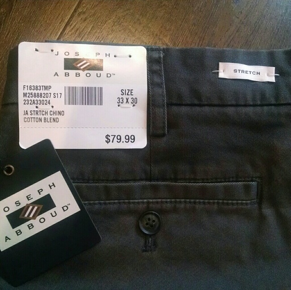 Joseph Abboud stretch chino pants - Picture 1 of 2