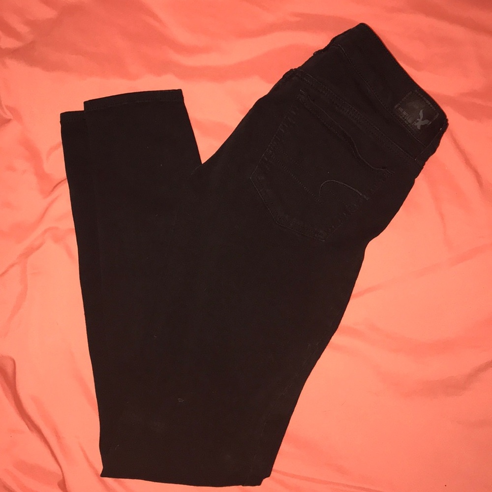 American eagle black jeggings