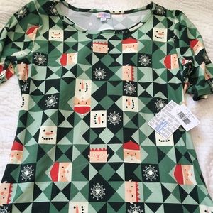 Lularoe XL Christmas Gigi