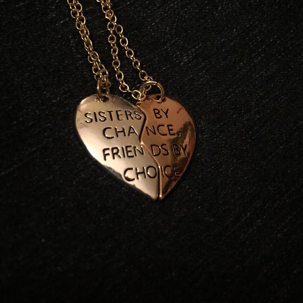 Best friend/sister necklace