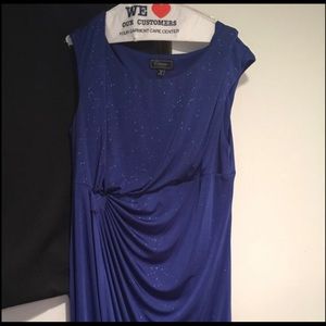 Royal blue dress