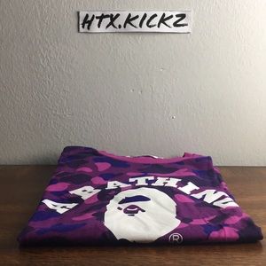 Bape ABC Men’s Camo Tee Purple