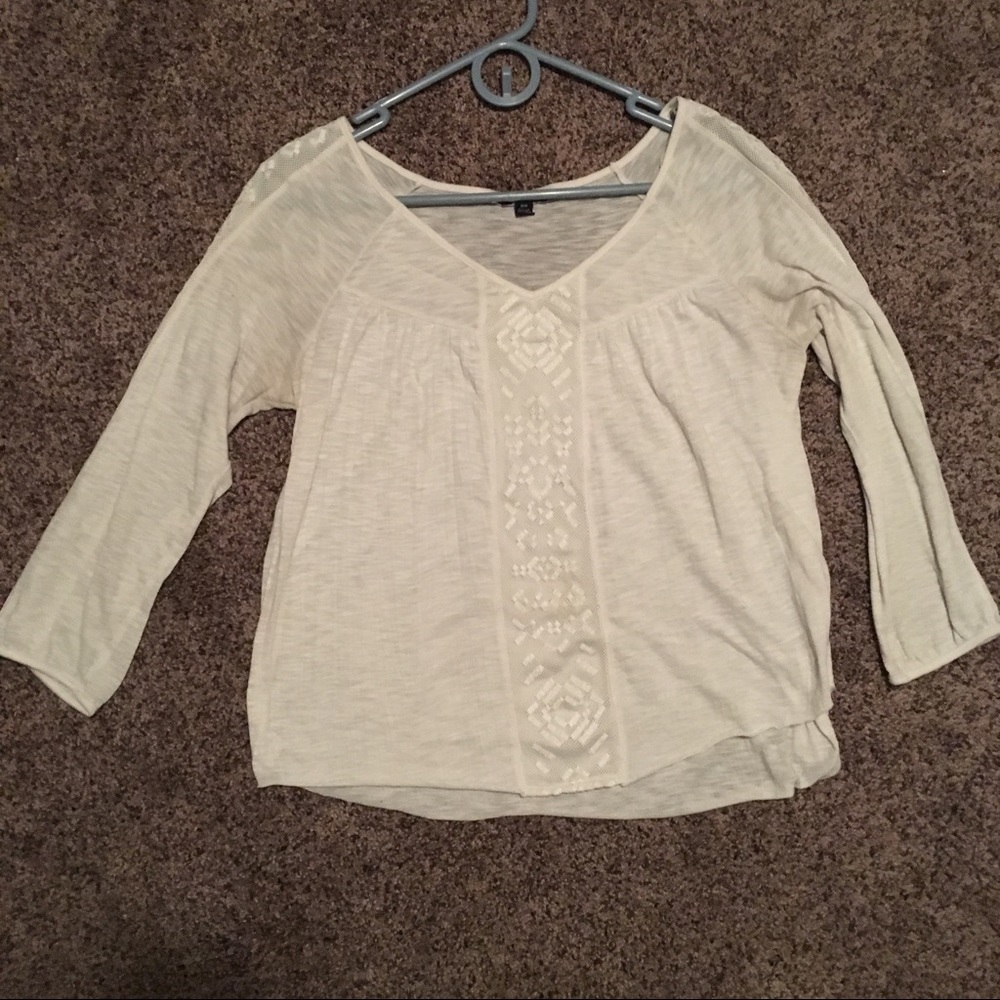 American Eagle Cream Top