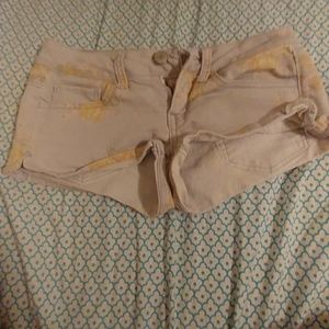 Floral American eagle Jean short shorts
