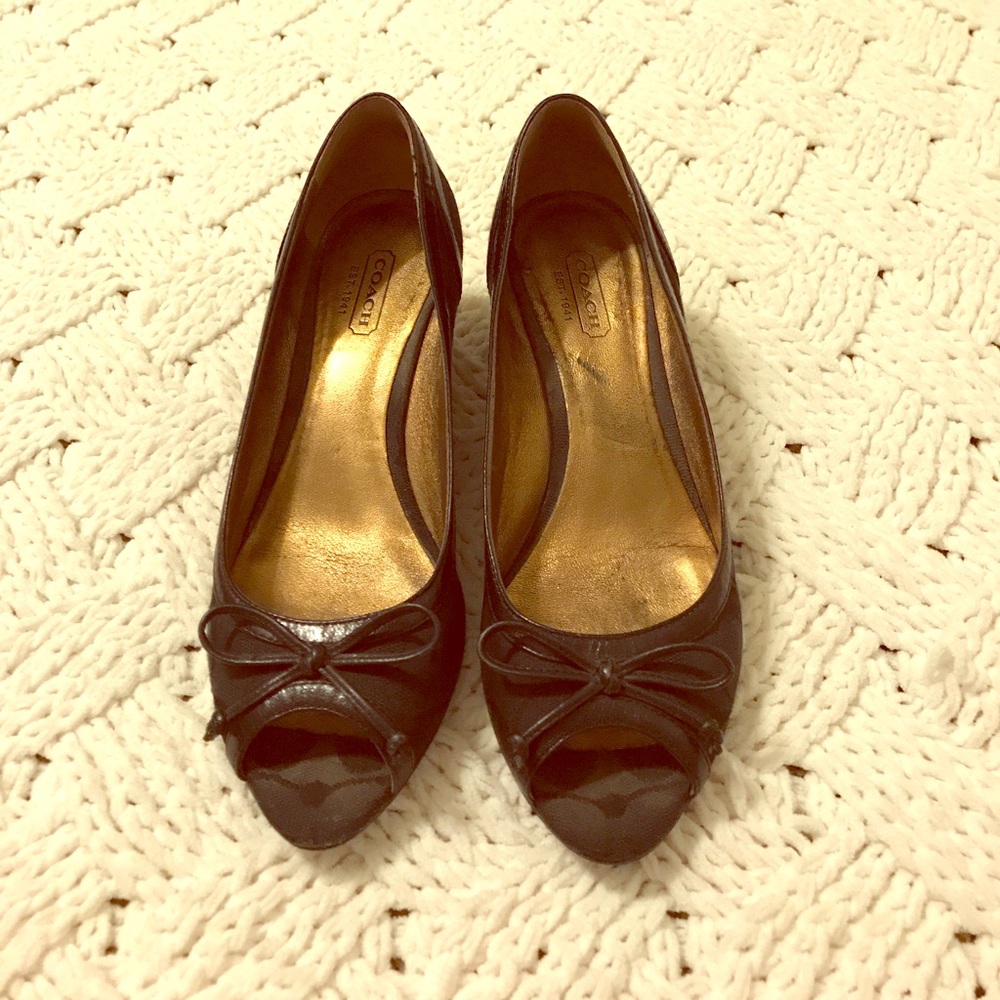 Coach signature C Wedges