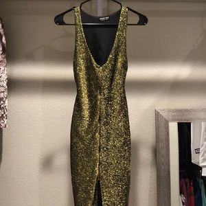 Sparkly Gold Fashion Nova Dress🔱 S