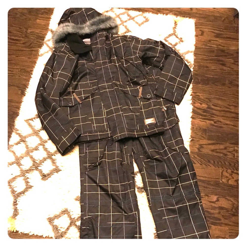 SIMS men's snowboarding hooded coat and pants