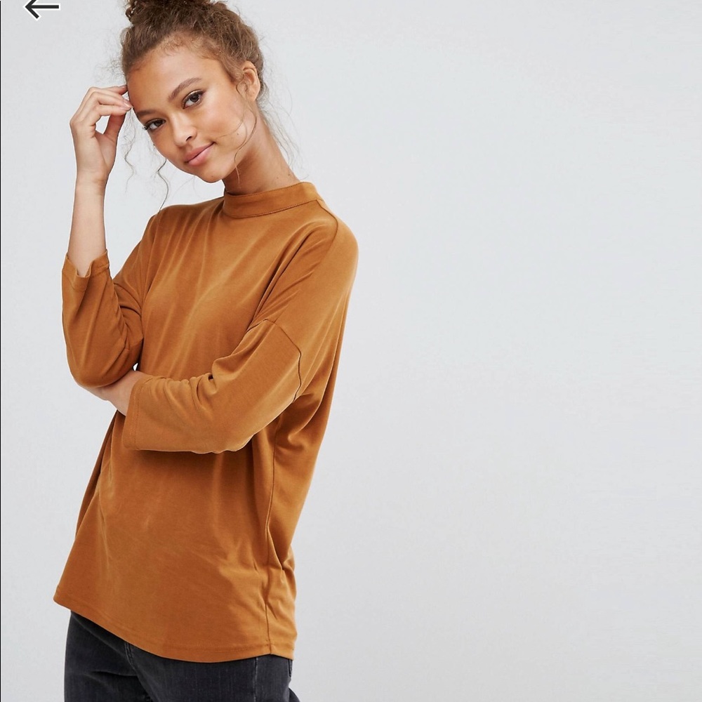 NWT ASOS Mustard yellow colored top. Brand: Byoung