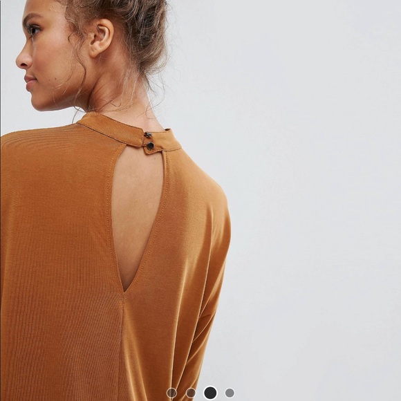 NWT ASOS Mustard yellow colored top. Brand: Byoung - Picture 3 of 4