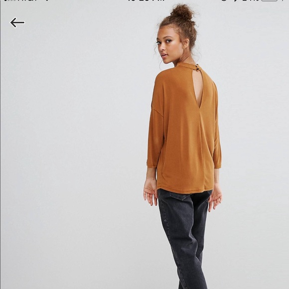 NWT ASOS Mustard yellow colored top. Brand: Byoung - Picture 4 of 4