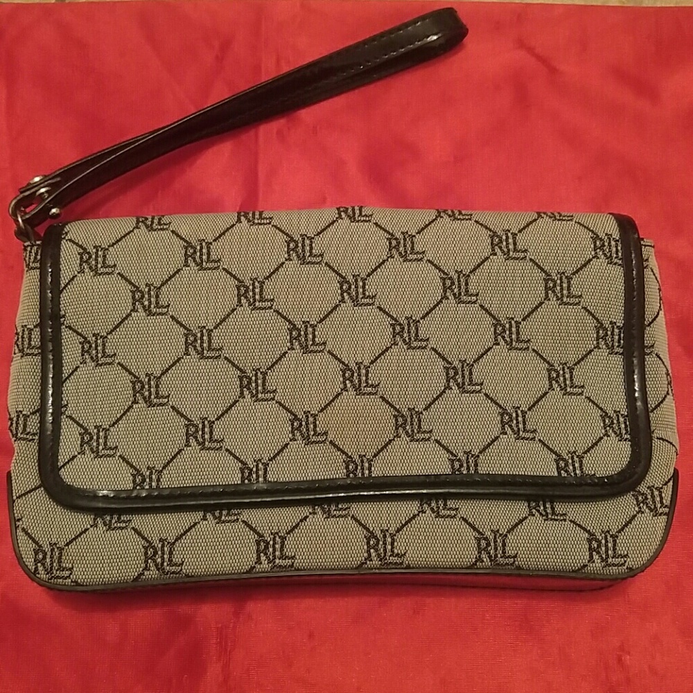Ralph Lauren signature wristlet