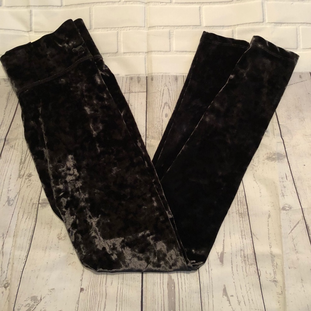NWT VS PINK VELOUR FLAT LEGGINGS