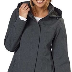 kristen blake hooded soft shell jacket
