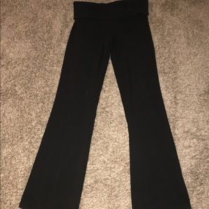 VS PINK BLACK YOGA PANTS