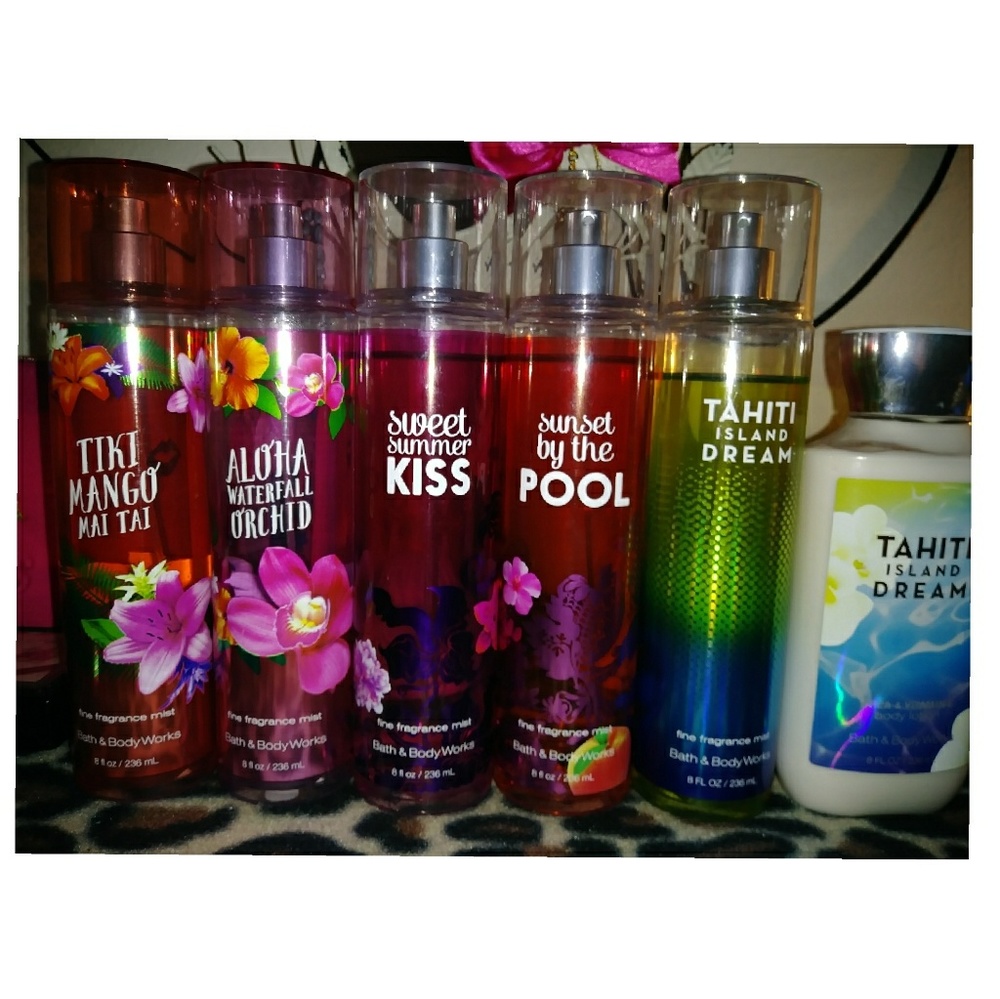 Bath and Body Works Spray and lotion