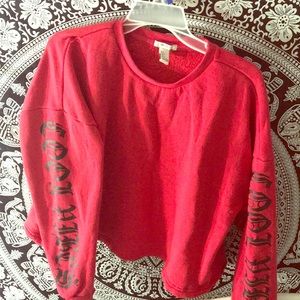 A red sweater from forever 21