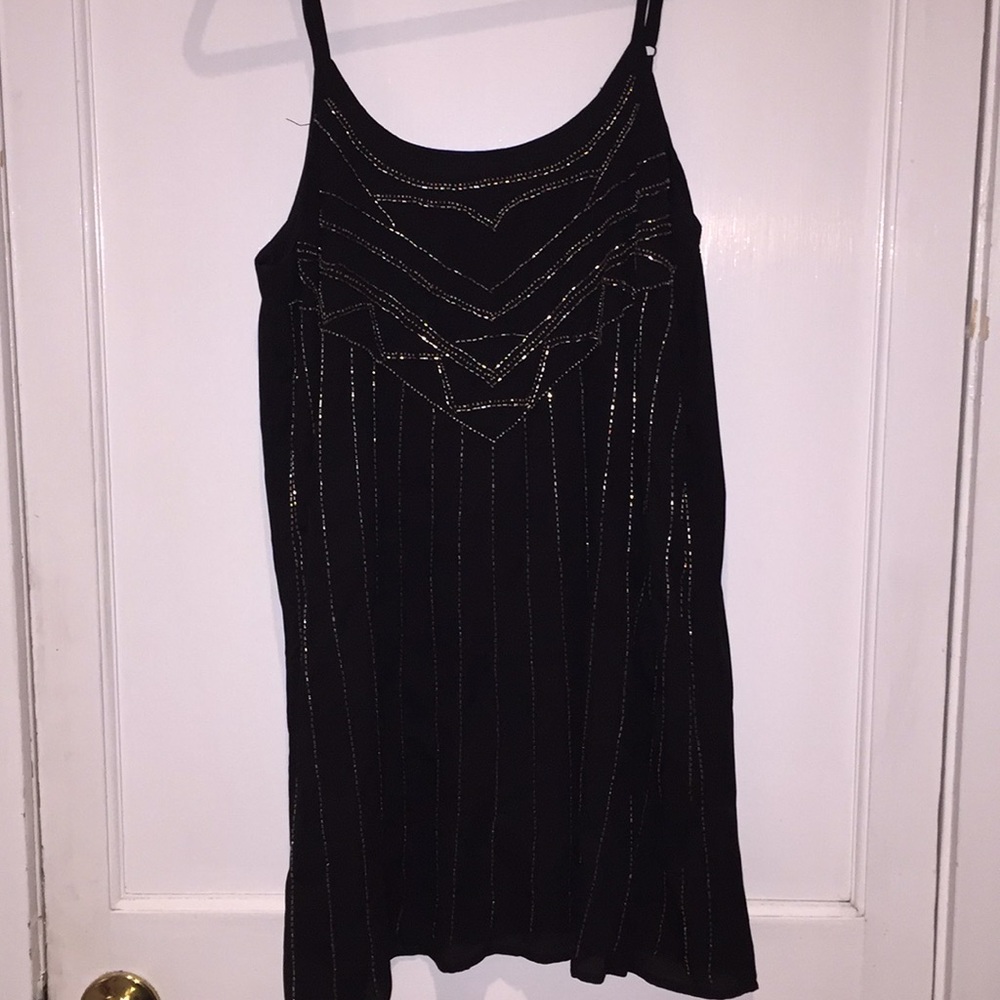 Black beaded dress