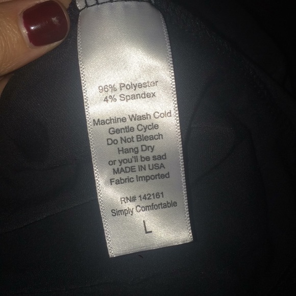 NWT Large Solid Black Lularoe Maxi Skirt - Picture 2 of 2