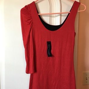 Sexy women one shoulder top.