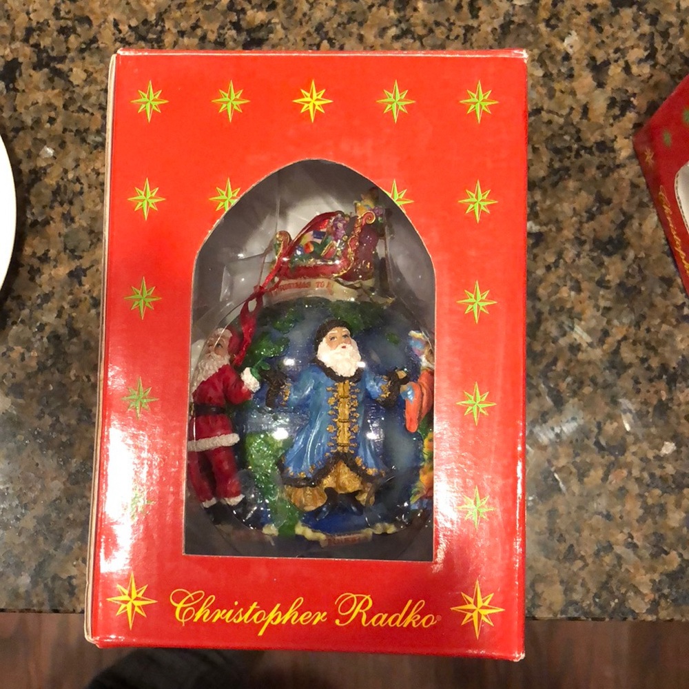 Christopher Radko Santas Around the World Ornament
