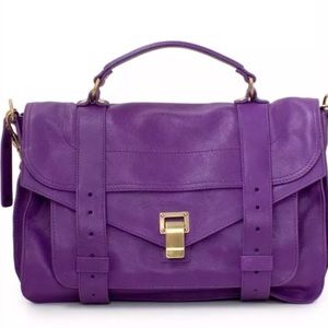 Proenza Veruca Salt Medium Ps1 Purple Satchel