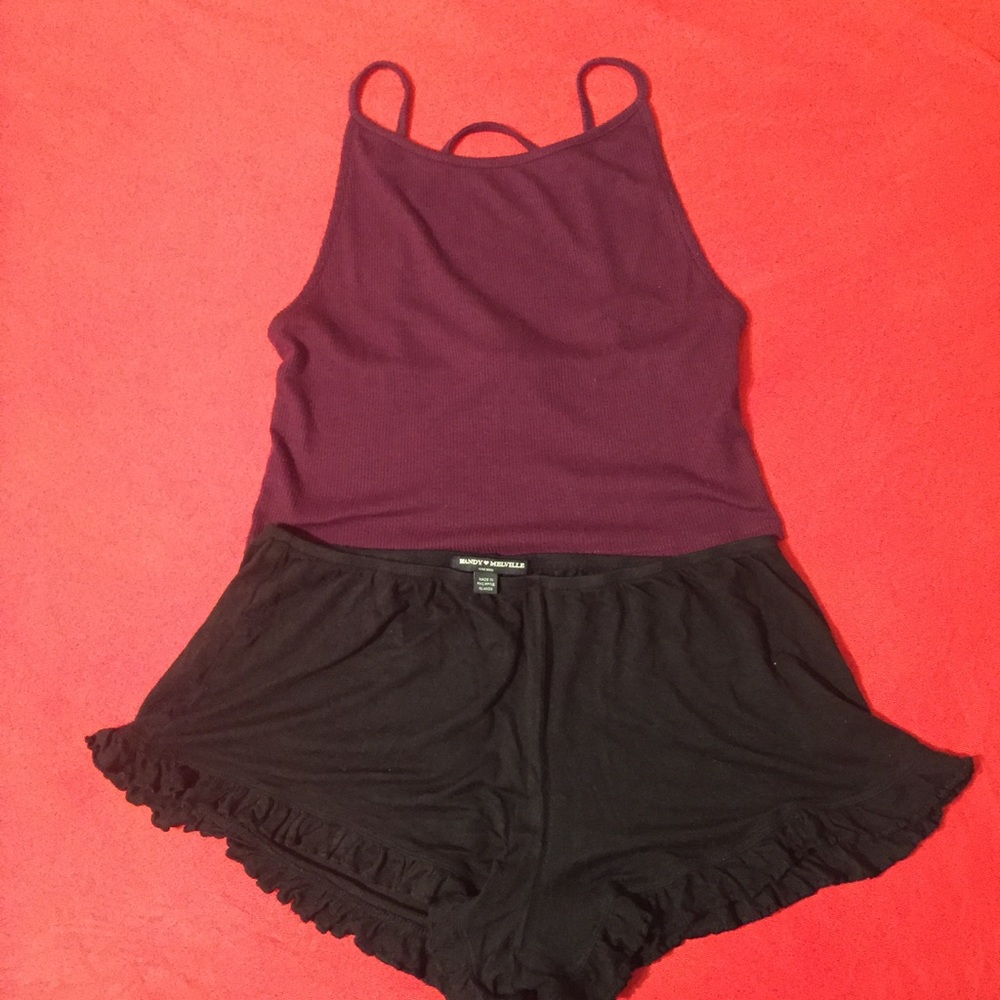 Bundle of women's tops and shorts