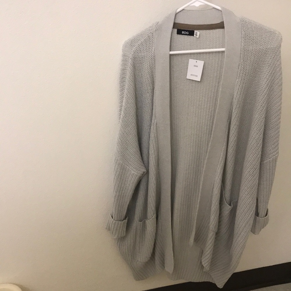 BDG Gray cardigan size S