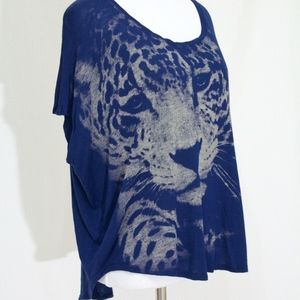 Tiger T-shirt with butterfly sleeve