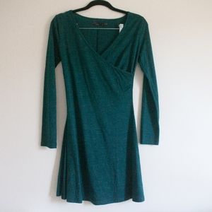 Turquoise Prana wrap dress