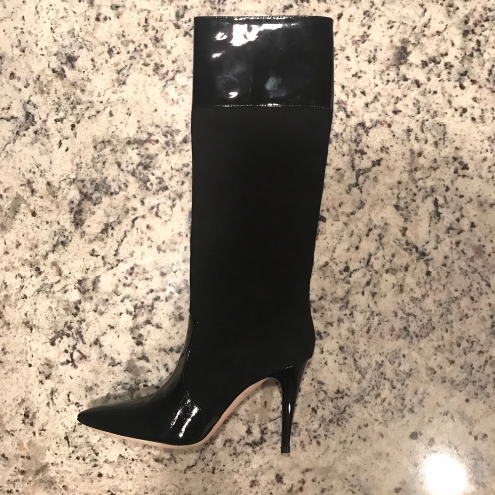 Kate Spade Lyric Black and Suede Boot - Picture 1 of 4