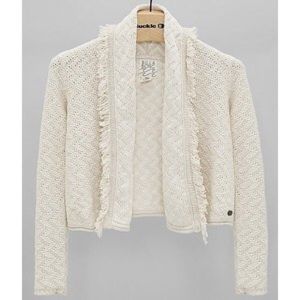 Billabong Fringed Cropped Cardigan
