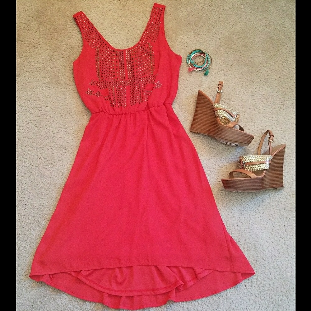 🌺Studded High Low Dress🌺
