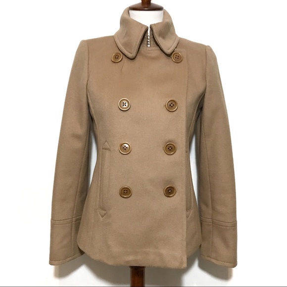 J. Crew Jackets & Blazers - J.Crew Perennial Thinsulate Camel Peacoat