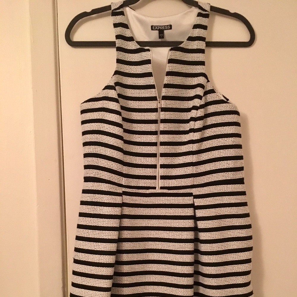Black and white dress
