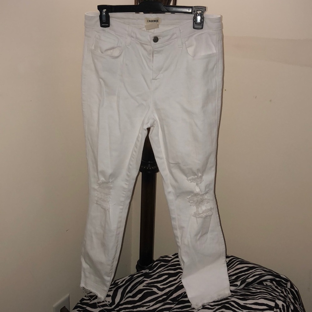White jeans