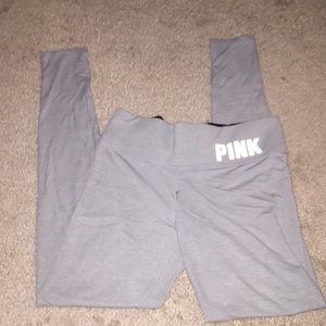 Pink Victoria secret leggings.