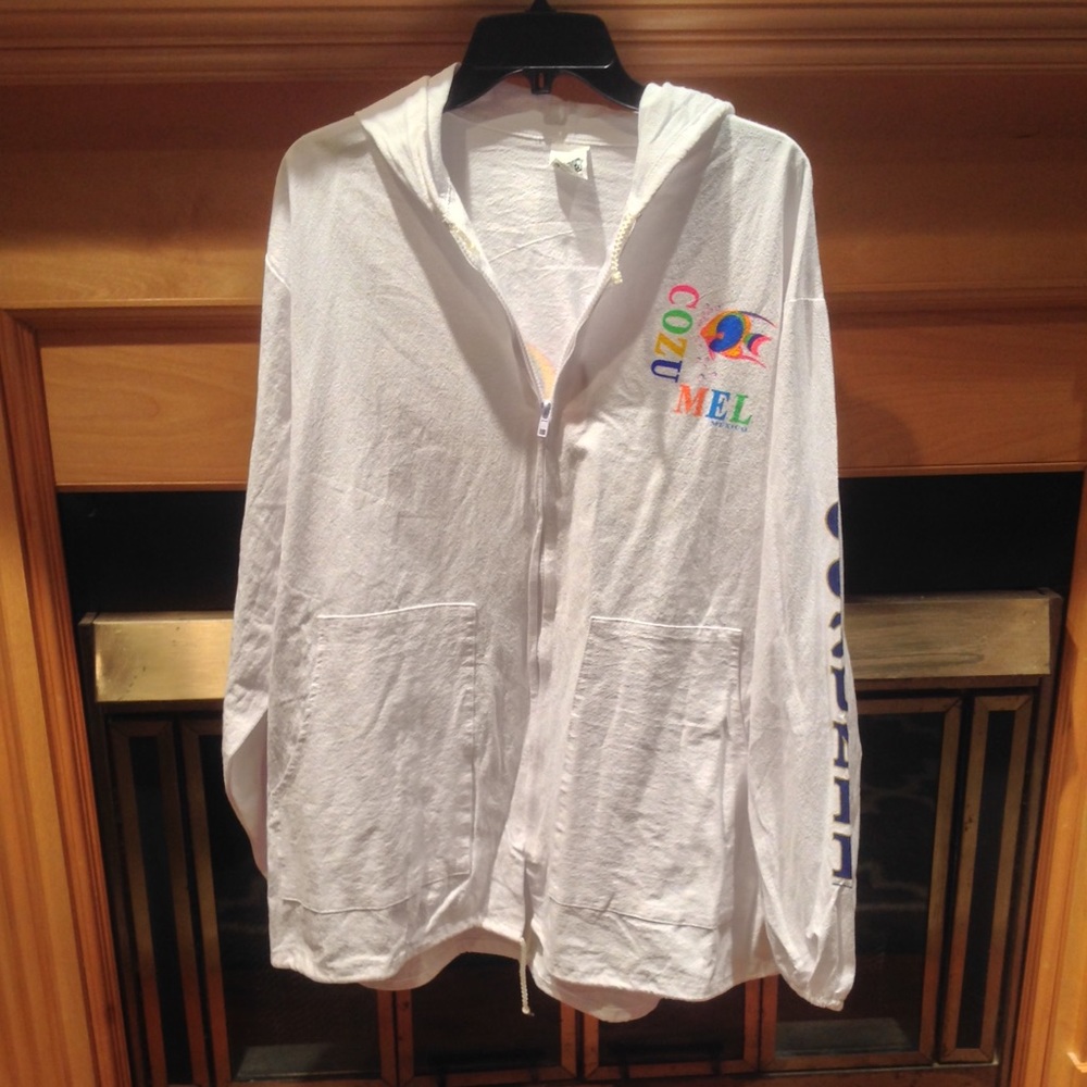 Cozumel beachwear zip-up jacket
