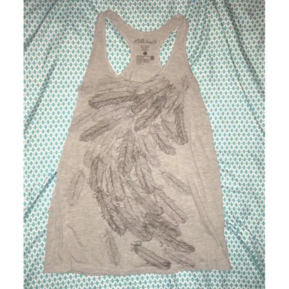 Gray tank top Medium